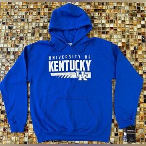 NWT Men’s UK Kentucky Wildcats Pullover Hoodie~Medium~Blue~$50